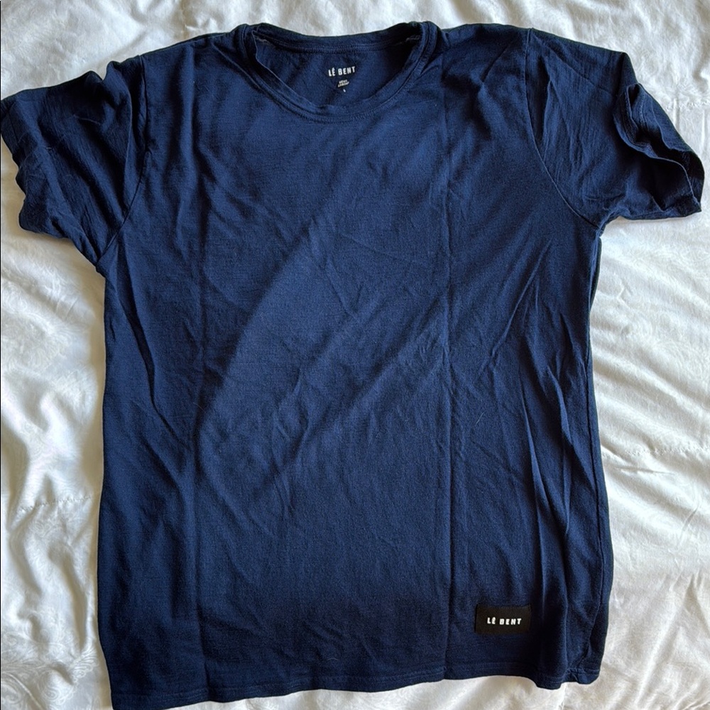 Le Bent Men’s Deep Navy 160gm T-Shirt